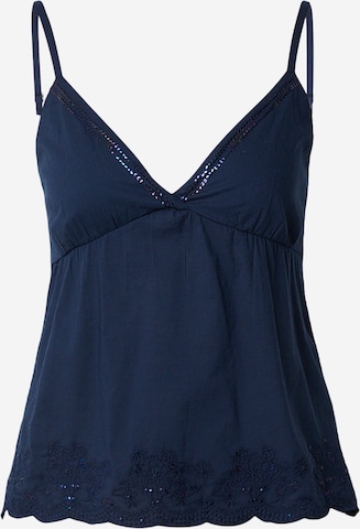 Haut HOLLISTER en bleu : devant