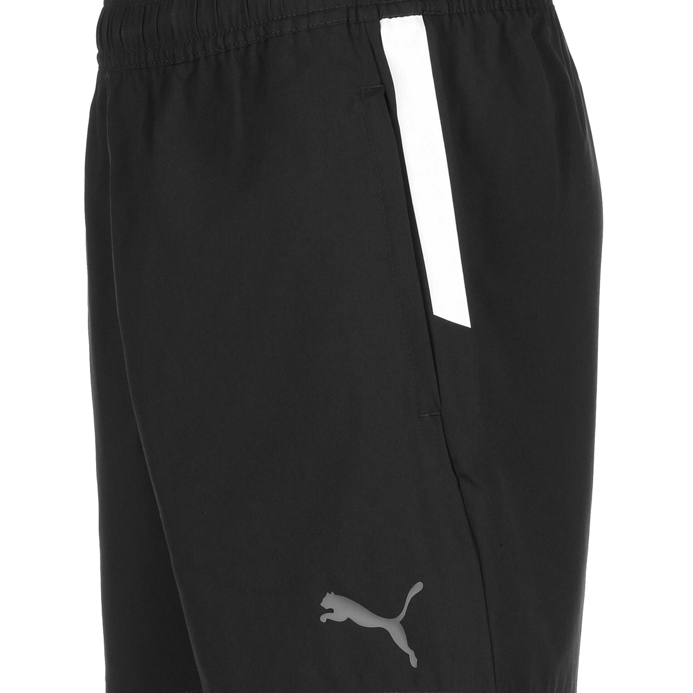 PUMA Regular Sportshorts 'Teamliga Sideline' in Schwarz