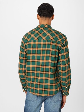 Redefined Rebel - Ajuste regular Camisa 'Houston' en verde