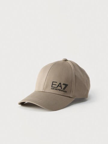 EA7 Emporio Armani Cap in Beige: Vorderseite