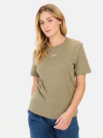 CAMEL ACTIVE T-Shirt aus Organic Cotton in Grün: Vorderseite