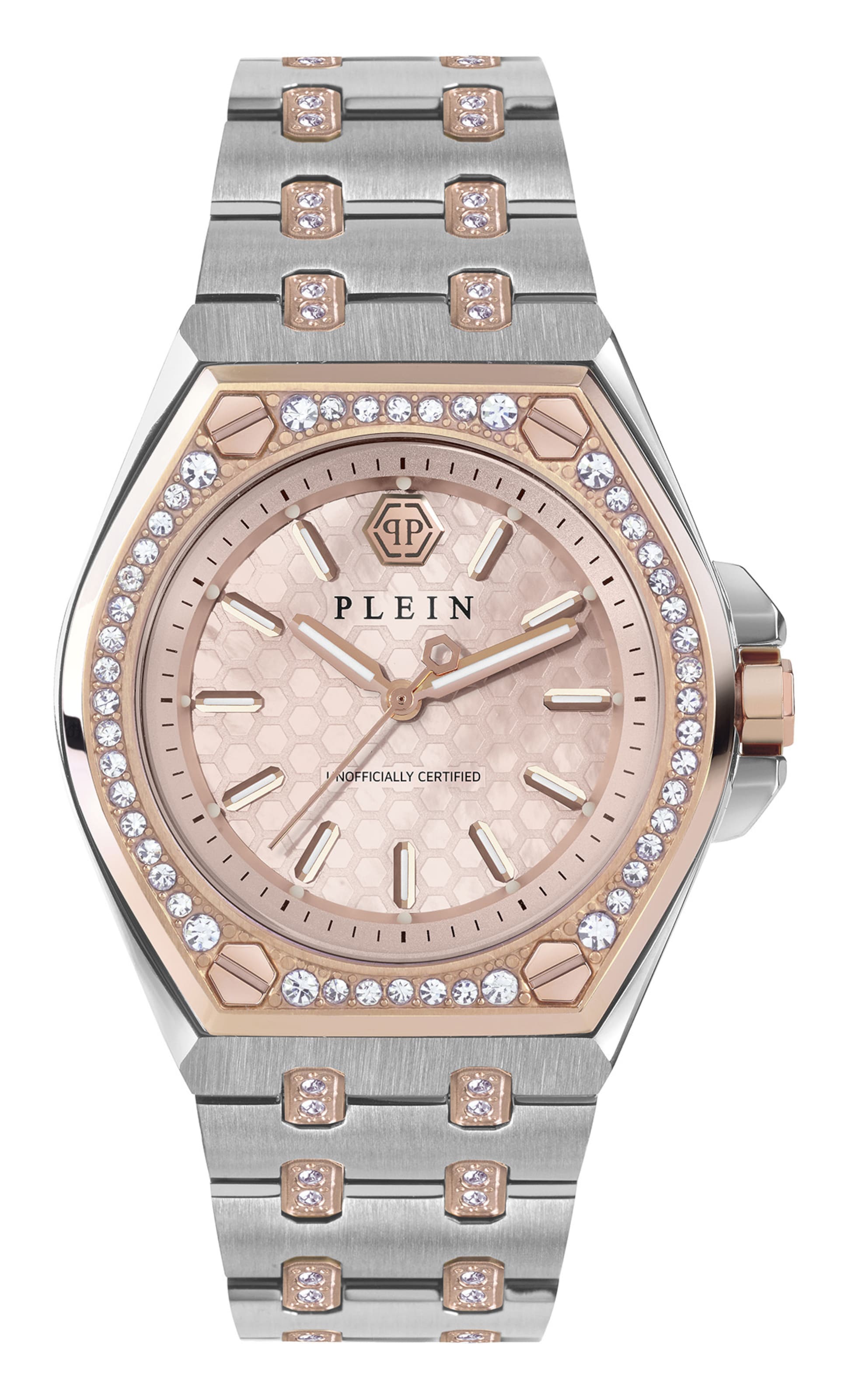 Philipp Plein Analogt ur i sølv: forside