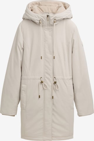 TOM TAILOR Wintermantel in Weiß: Vorderseite