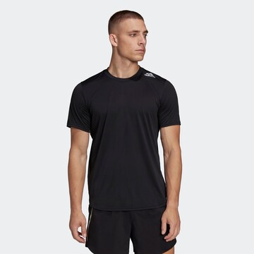 ADIDAS SPORTSWEAR Функциональная футболка 'Designed 4 Running' в Черный: спереди