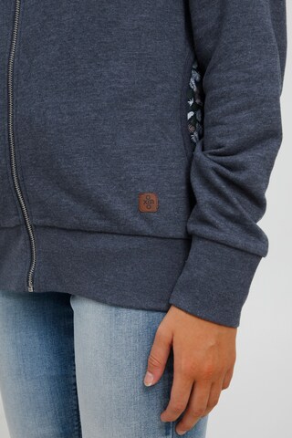 Oxmo Zip-Up Hoodie 'ULLA' in Blue