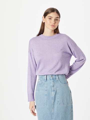 UNITED COLORS OF BENETTON Sweater in Purple: front