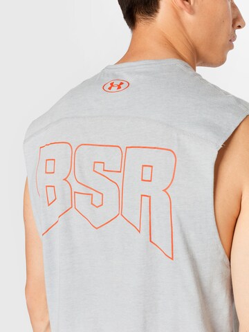 T-Shirt fonctionnel 'Pjt Rock Show Your BSR' UNDER ARMOUR en gris