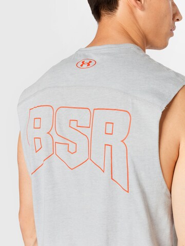 Tricou funcțional 'Pjt Rock Show Your BSR' de la UNDER ARMOUR pe gri