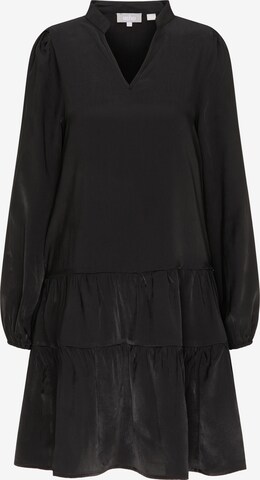 Usha Shirt Dress in Black: front