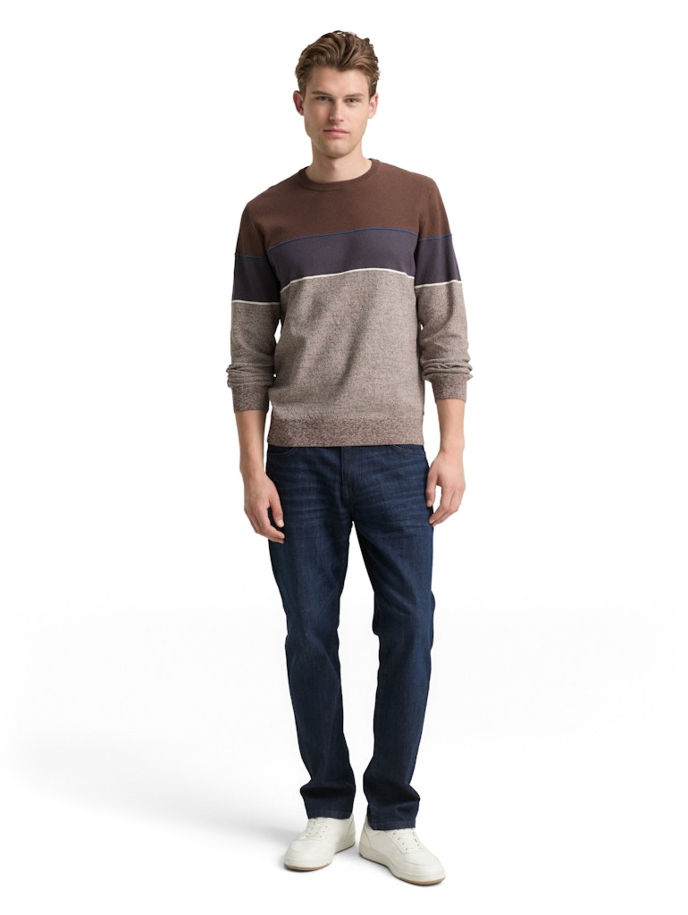Pull-over TOM TAILOR en marron