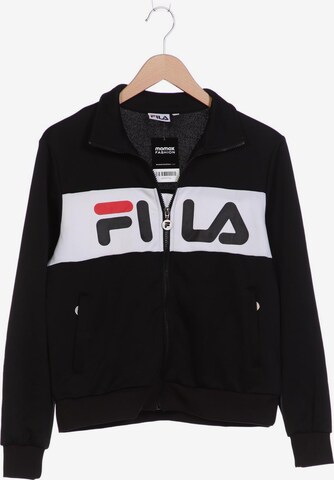 FILA Sweatshirt & Zip-Up Hoodie in S in Black: front