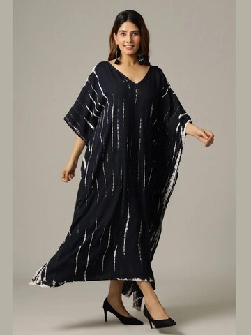 PfauGermany Oversizekleid 'Kaftan  Einheitsgröße .Brust- / Brustumfang – 170 cm . Länge 130 cm'‌‌‌‌‌‌ in Schwarz