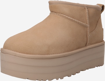 UGG Boots 'Classic Ultra' in Brown: front