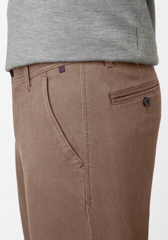 REDPOINT Regular Chino Pants in Brown