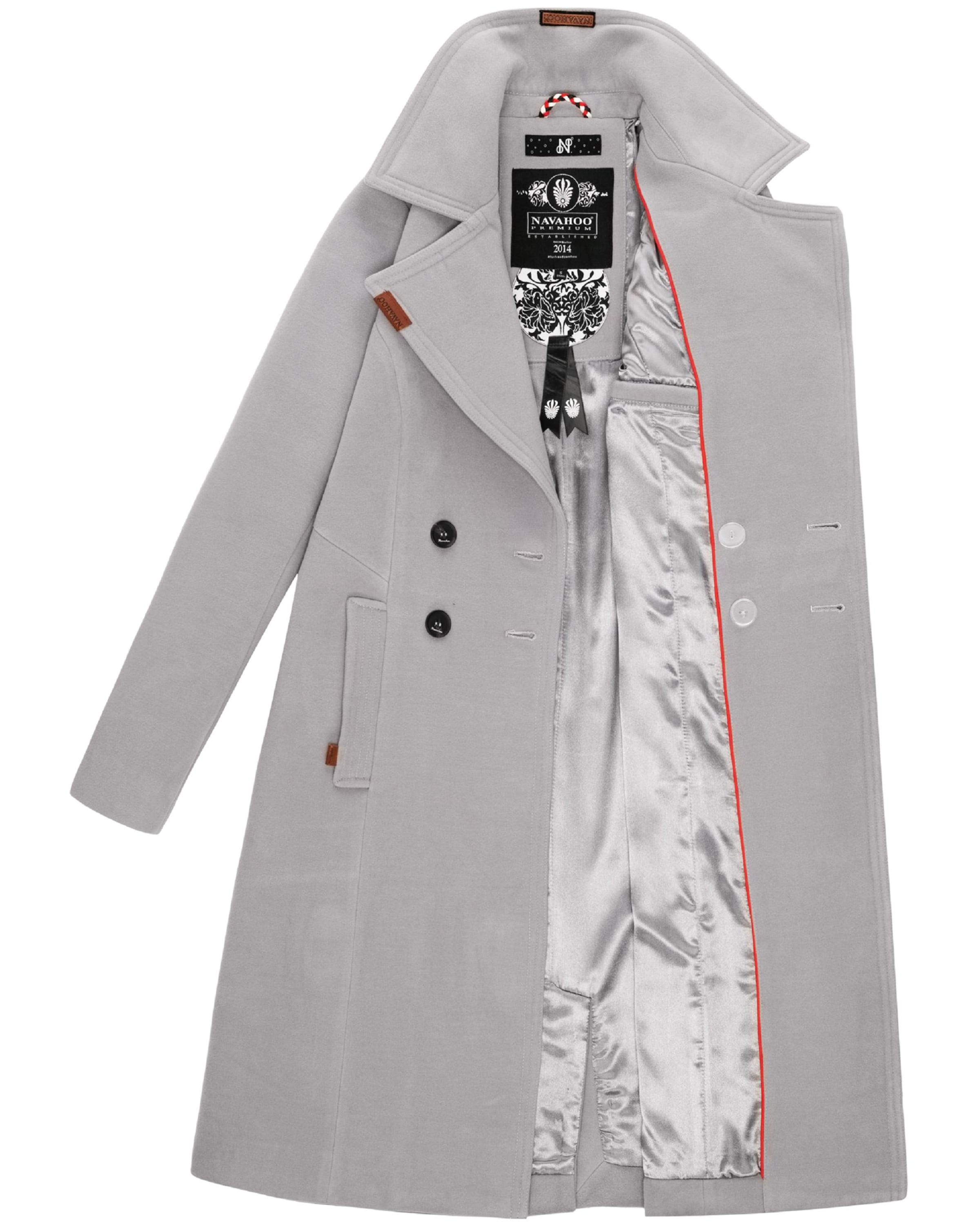 Manteau mi-saison 'Wooly' NAVAHOO en gris