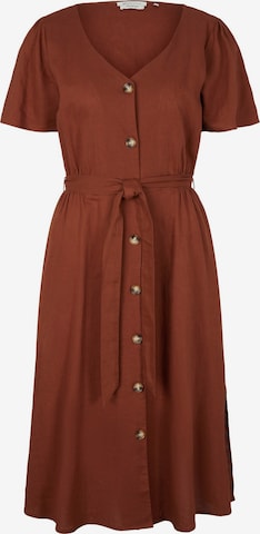 TOM TAILOR DENIM Dress in Brown: front