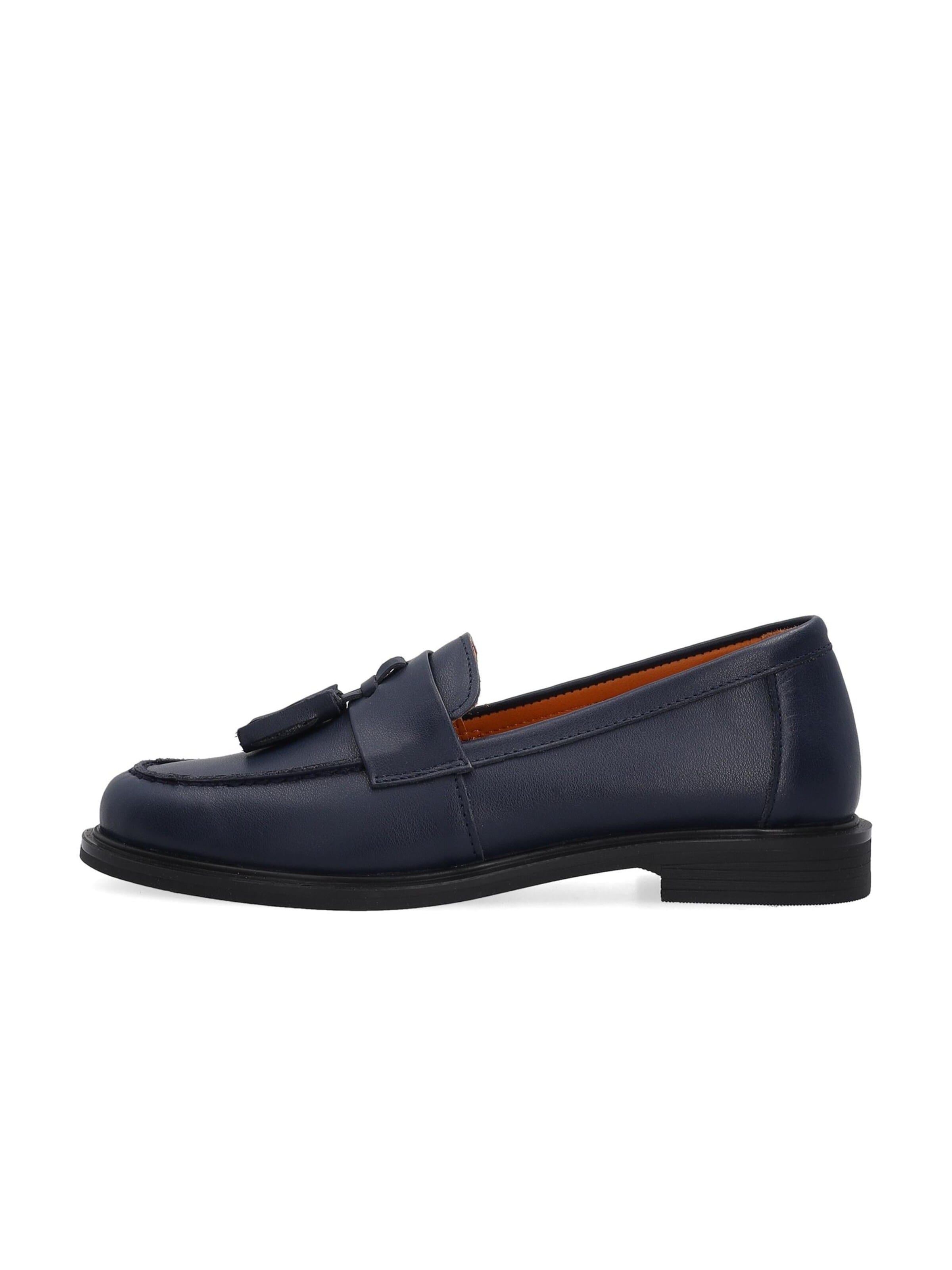 VENEZIA Classic Flats in Blue: front