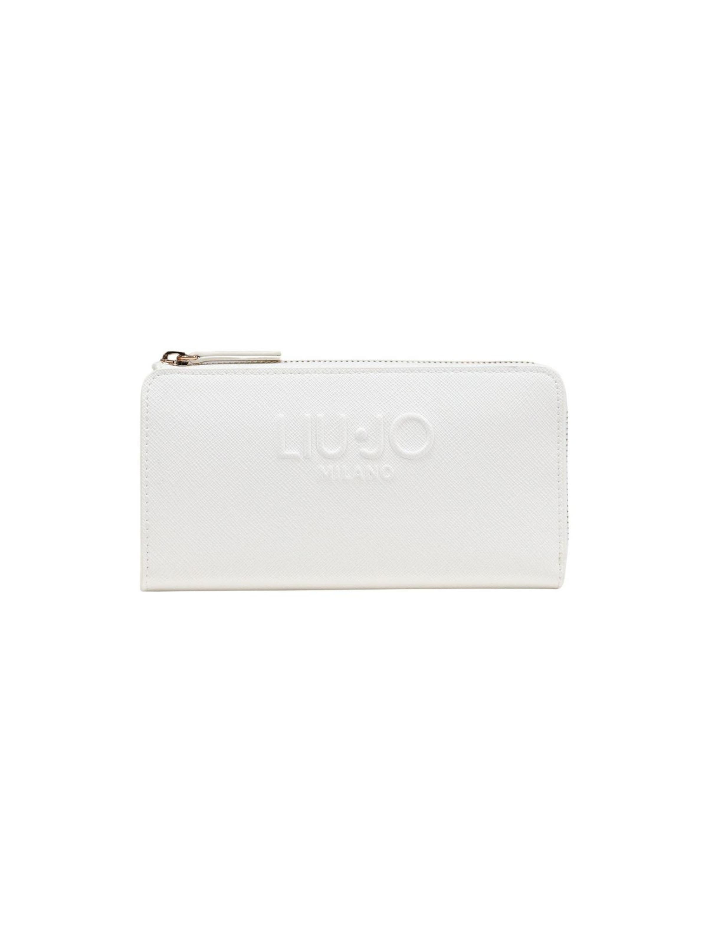 Portamonete 'ECS XL ZIP AROUND AA6285 ES029' di Liu Jo in beige: frontale