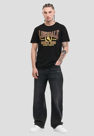 T-Shirt 'Cliffe' LONSDALE en noir