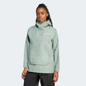 ADIDAS TERREX Outdoor jacket 'Xperior' in Green: front
