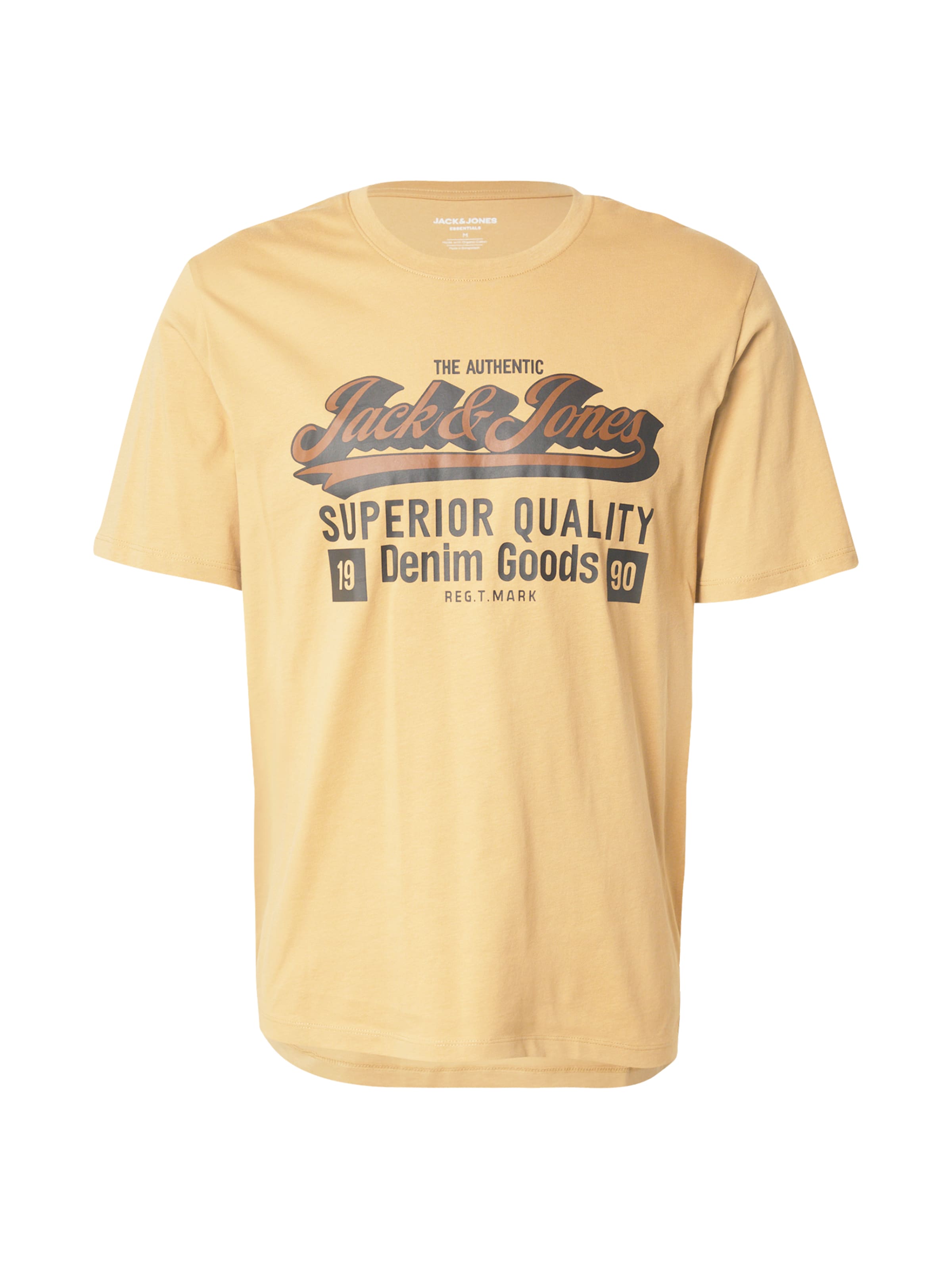 JACK & JONES Футболка в Желтый: спереди