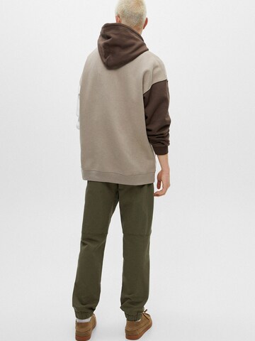 Pull&Bear Tapered Broek in Groen