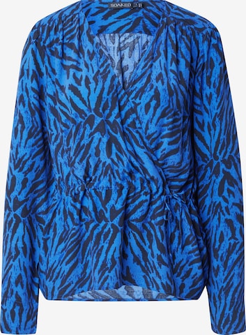 SOAKED IN LUXURY Blouse 'Ina' in Blauw: voorkant