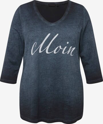 Ulla Popken Shirt in Blauw: voorkant