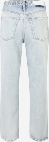 RE/DONE Regular Jeans '90S CROP LOW SLUNG' in Blauw