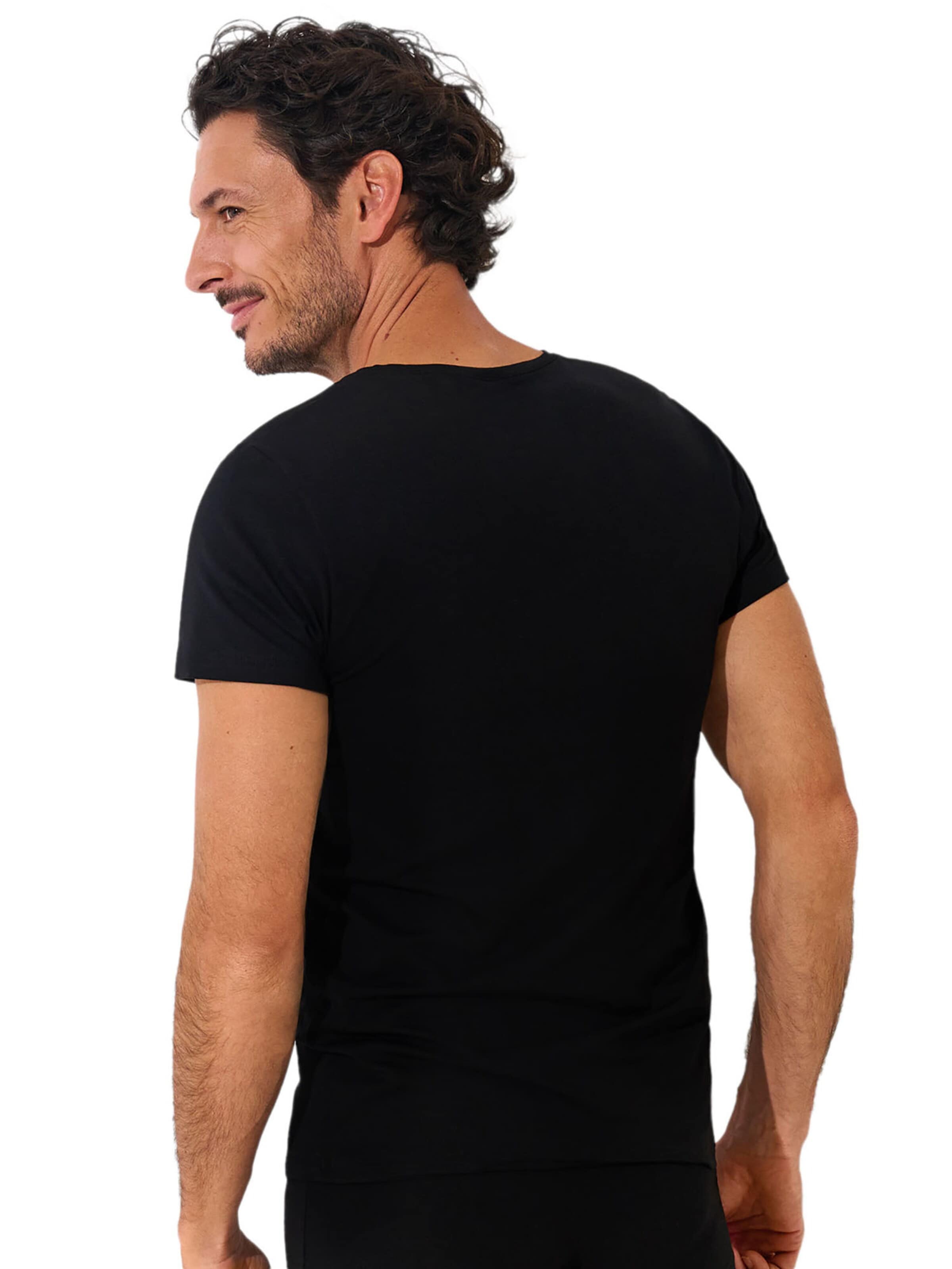 Lisca Undershirt 'Odysseus' in Black
