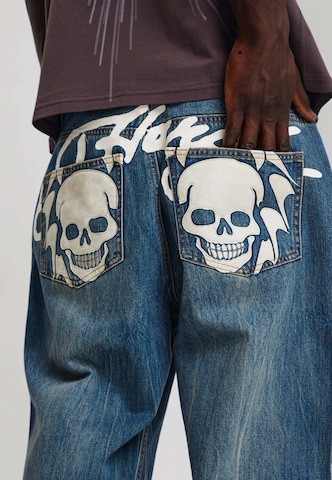 Ed Hardy Ohlapna forma Kavbojke | modra barva