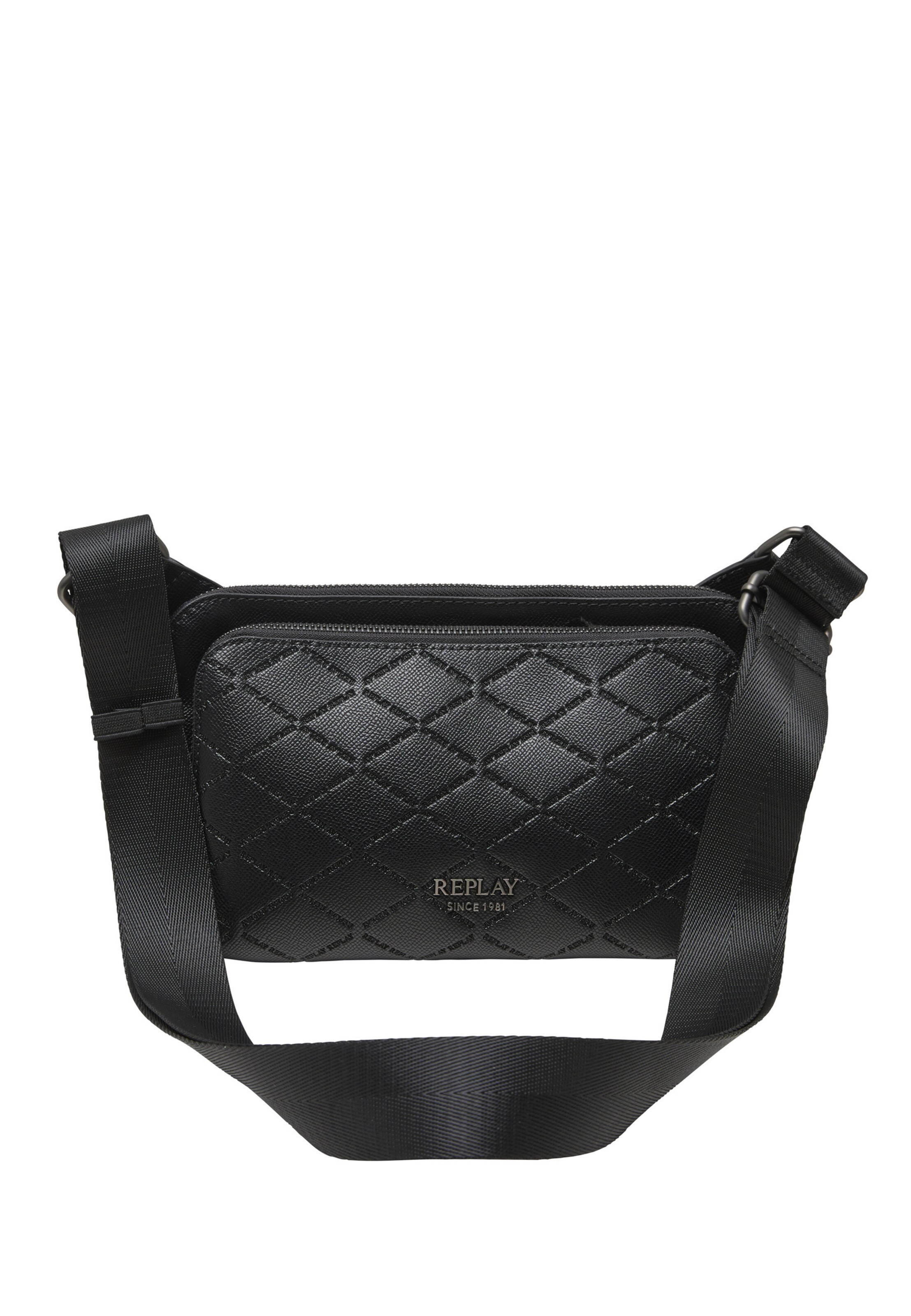 Sac à bandoulière REPLAY en noir : devant