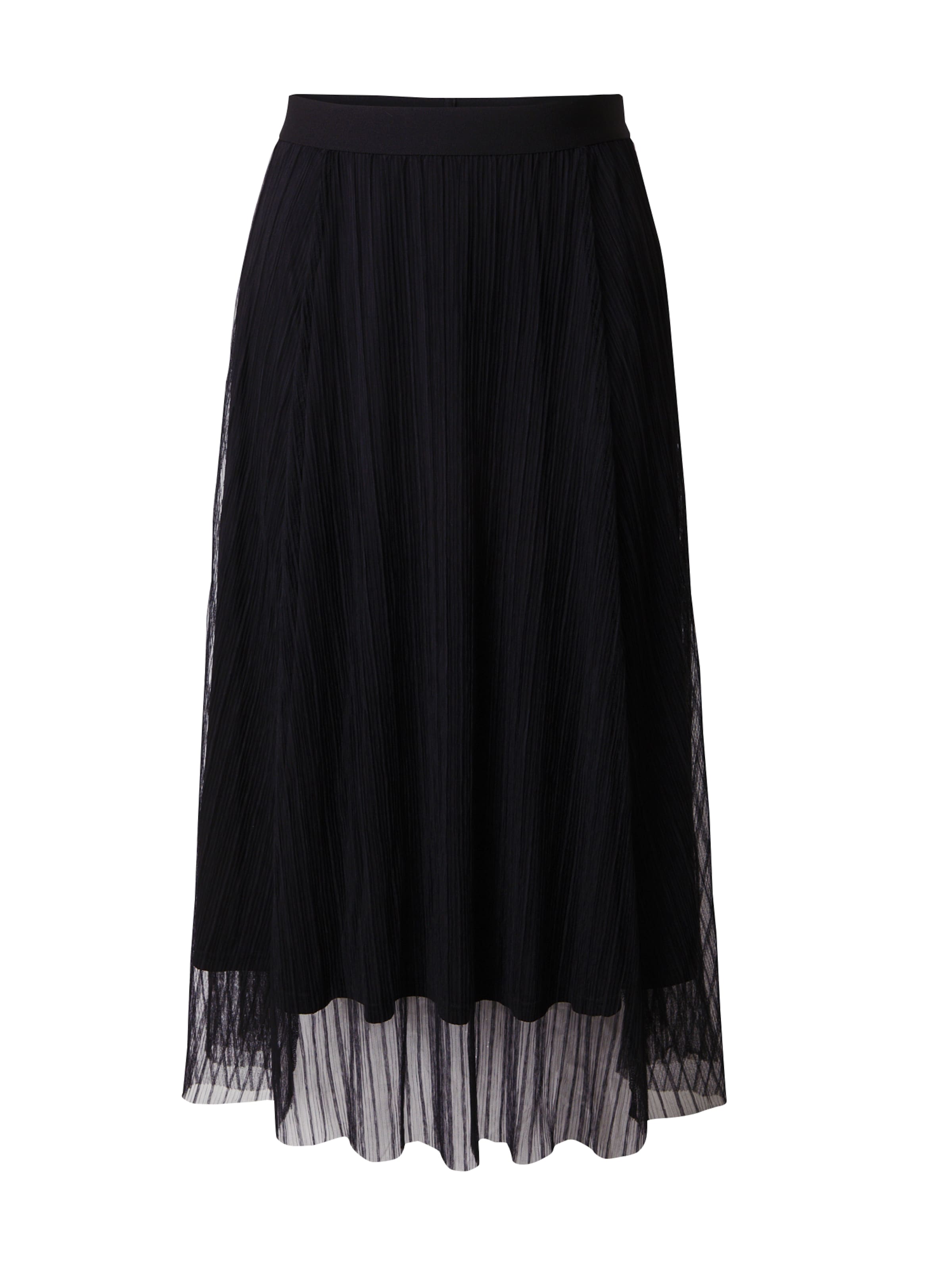 ONLY Carmakoma - Falda 'Carlavine' en negro: frente