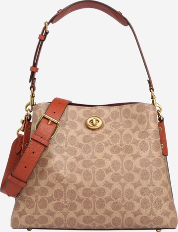 COACH Shoulder Bag 'Willow' in Beige: front