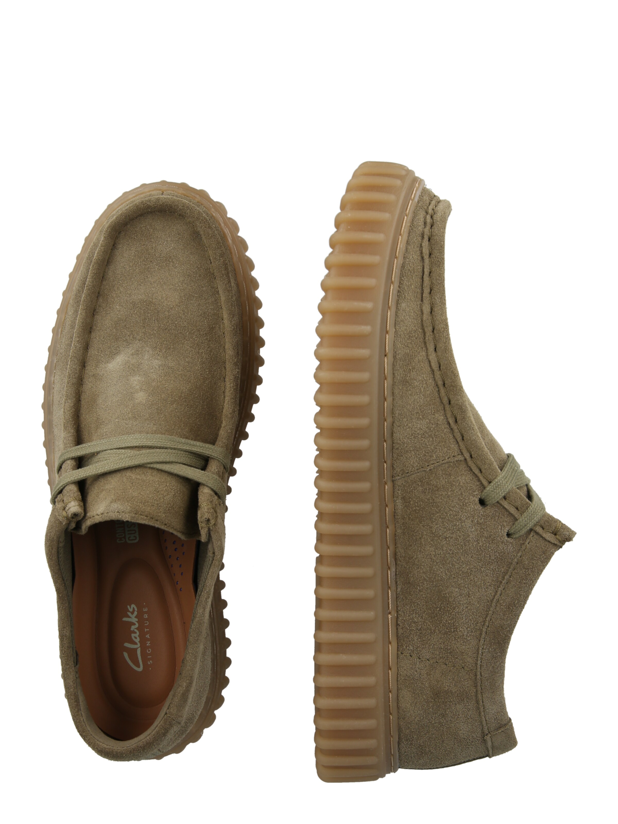 CLARKS Knytsko 'Torhill' i grön