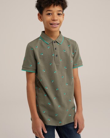 WE Fashion Shirt in Groen: voorkant