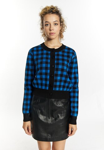 myMo ROCKS - Cárdigan 'Ucy' en azul: frente