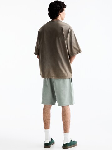Pull&Bear Loosefit Shorts in Blau