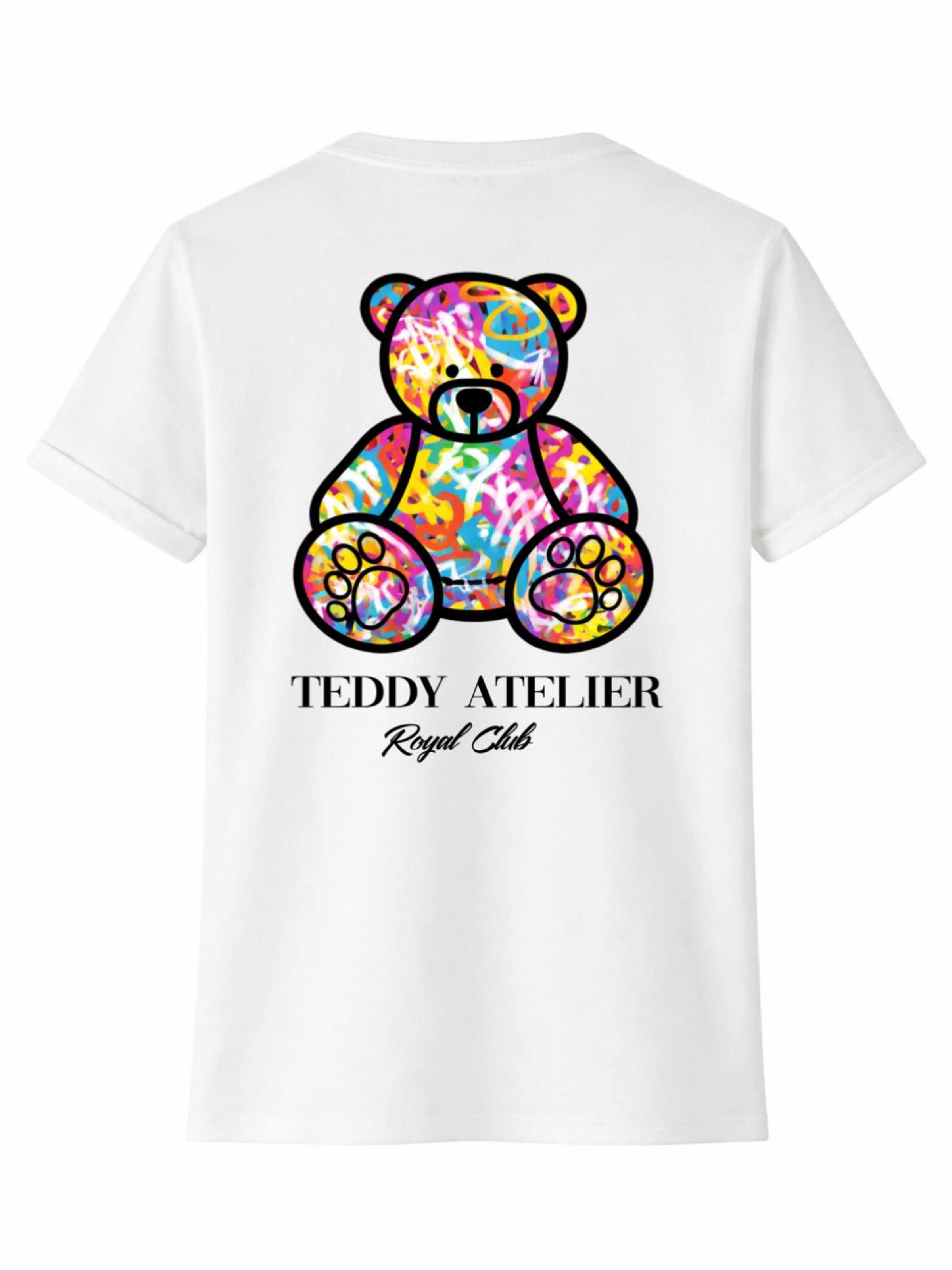 RMK Shirt 'Teddy Atelier'‌‌‌‌‌‌‌‌‌ in Weiß: Vorderseite