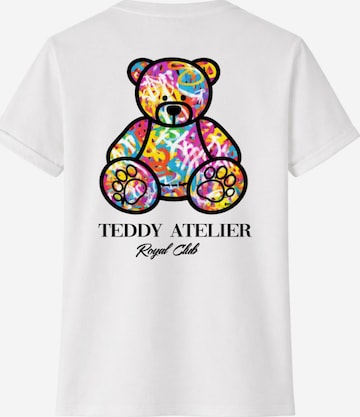 RMK Shirt 'Teddy Atelier' in White: front
