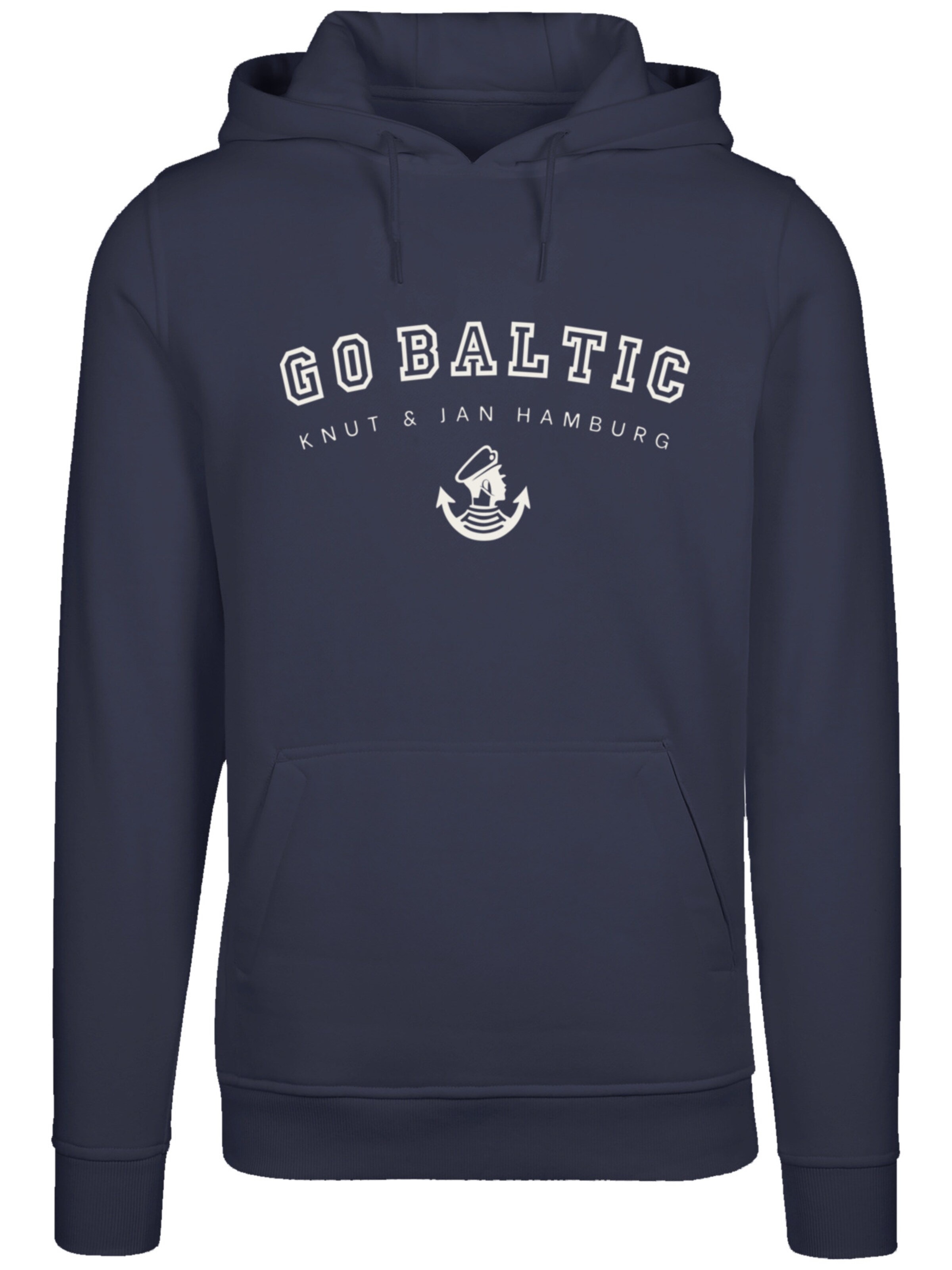 F4NT4STIC Sweatshirt 'Go Baltic' in Blauw: voorkant