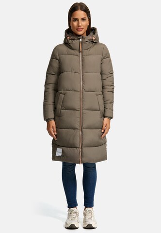 MARIKOO Winter Coat in Brown