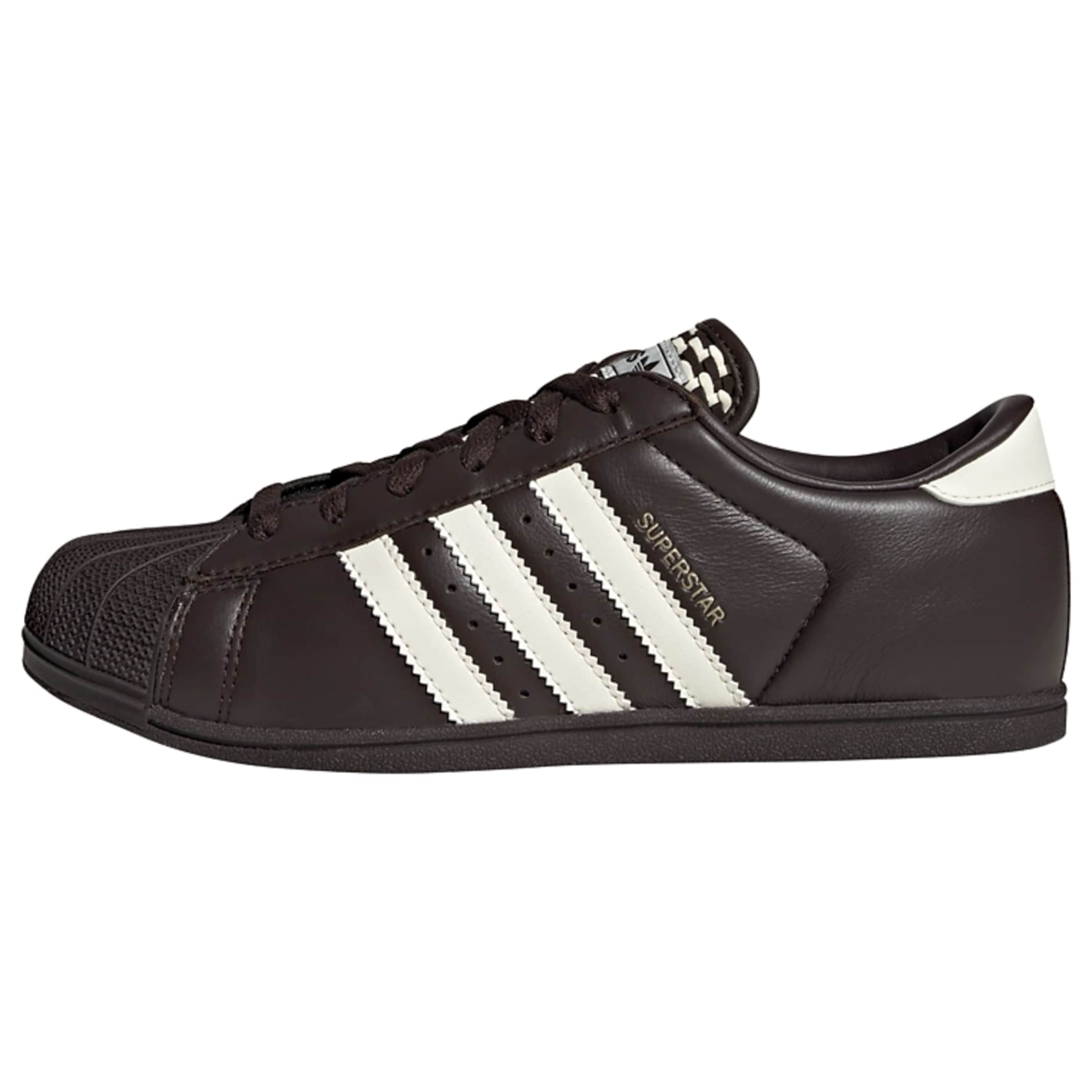 Baskets basses 'Superstar Lo Pro' ADIDAS ORIGINALS en marron : devant