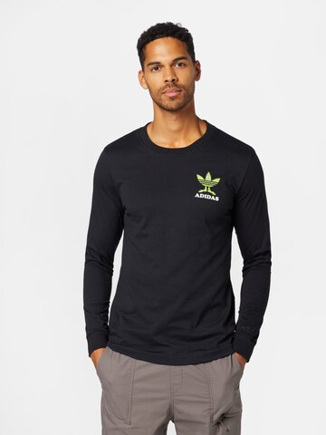 ADIDAS ORIGINALS - Camiseta 'Graphic Fun' en negro: frente