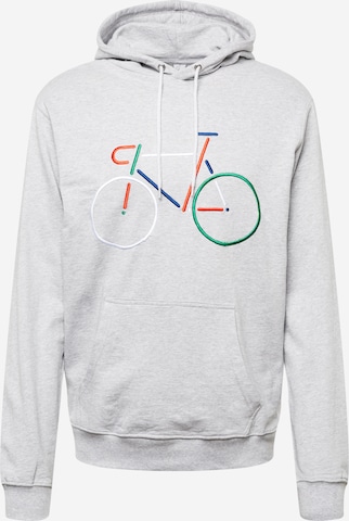 Sweat-shirt DEDICATED. en gris : devant