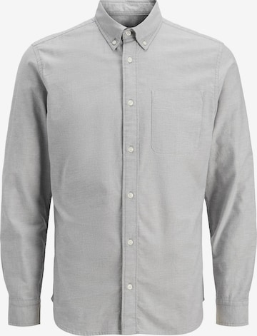 JACK & JONES Overhemd 'JPRBLUBrook' in Grijs: voorkant