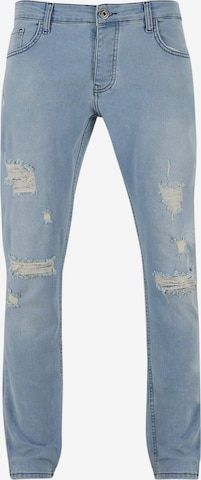 2Y Premium Slimfit Jeans in Blauw: voorkant