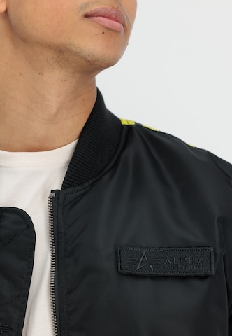 ALPHA INDUSTRIES Between-season jacket 'MA-1 VF Fighter Squadron' in Black