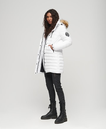 Superdry Winter jacket 'Fuji' in White