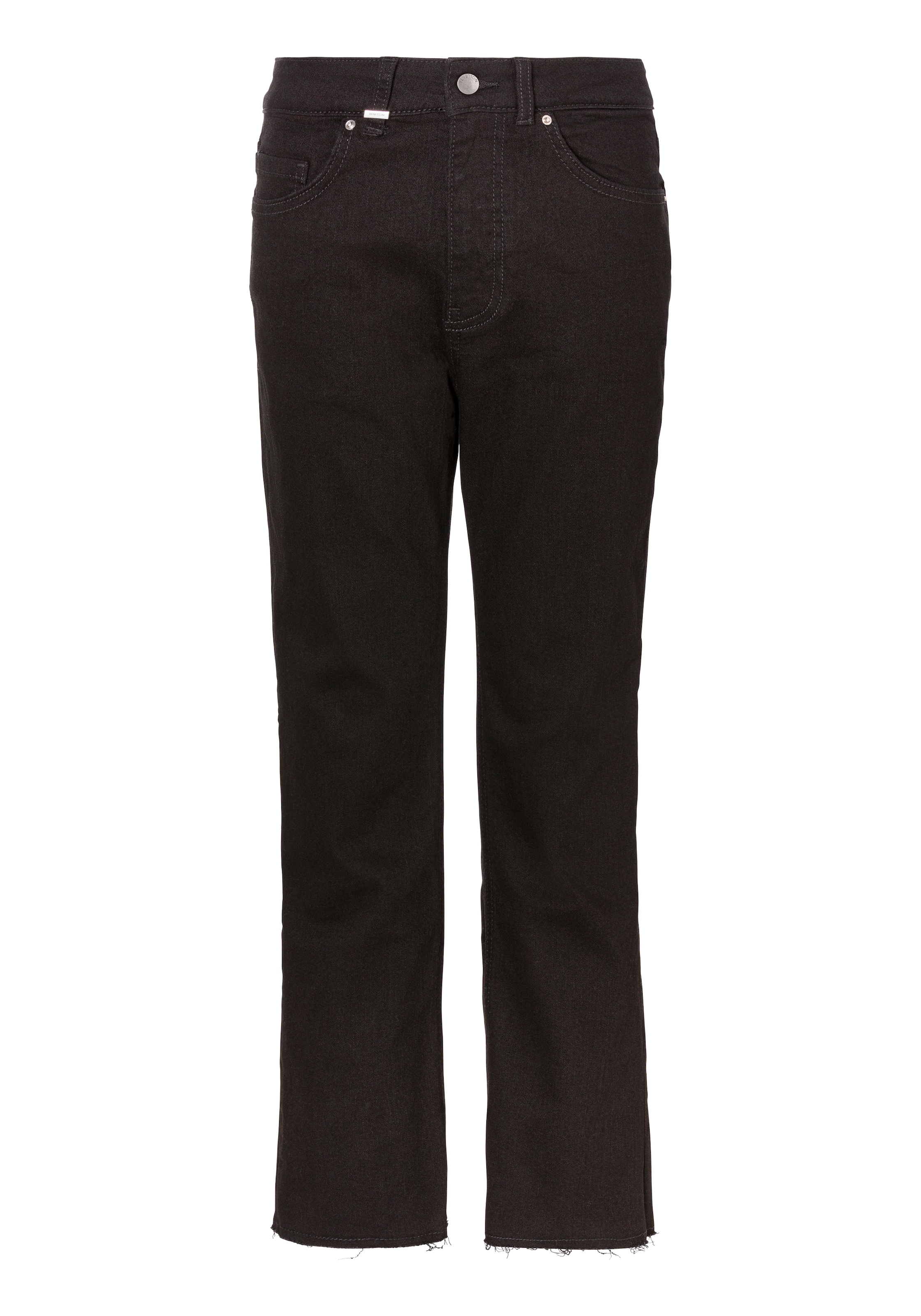 UNITED COLORS OF BENETTON Wide Leg Jeans in Schwarz: Vorderseite